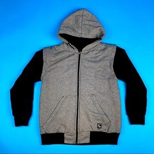 Boys 10/12 fuzzy insulated American Hawk jacket